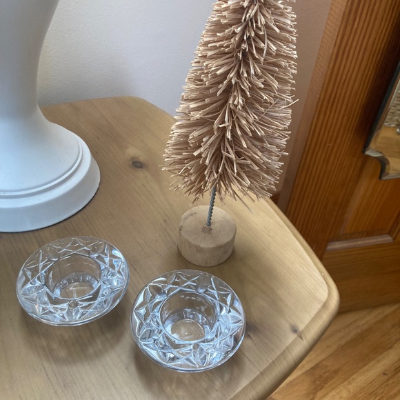 Waterford Crystal, Huntley Heritage Tealight Crystal Votives, Pair - Picture 2 of 7